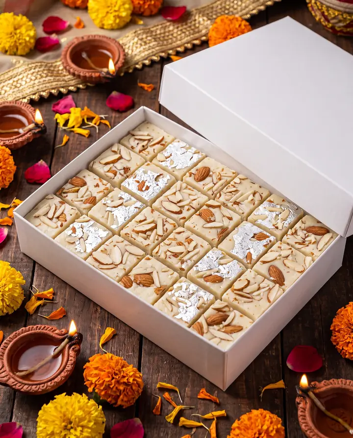 Almond Barfi