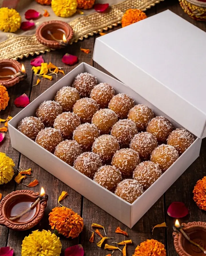 Coconut Gulab Jamun
